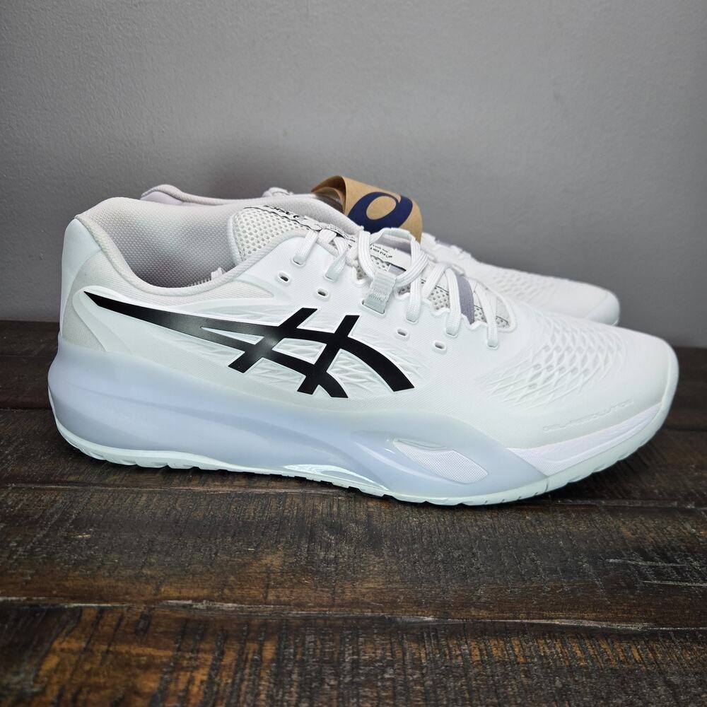 NEW ASICS Gel Resolution X Mens Size 13 Court Shoes White Black 1041A481